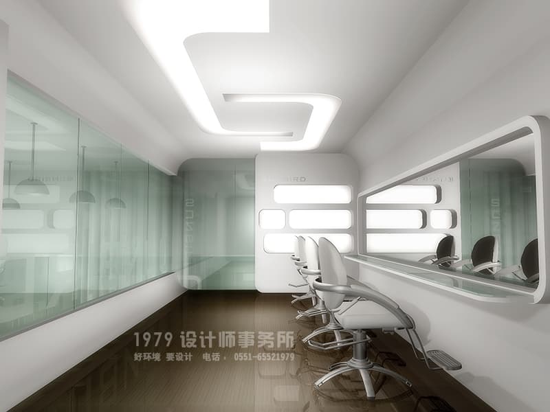 合肥理發店VIP區設計效果圖
